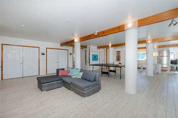 Game Room, Interior, Wooden Beams, Wood Texture Flooring