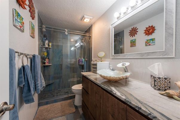 Bathroom, Glass Shower, Interior