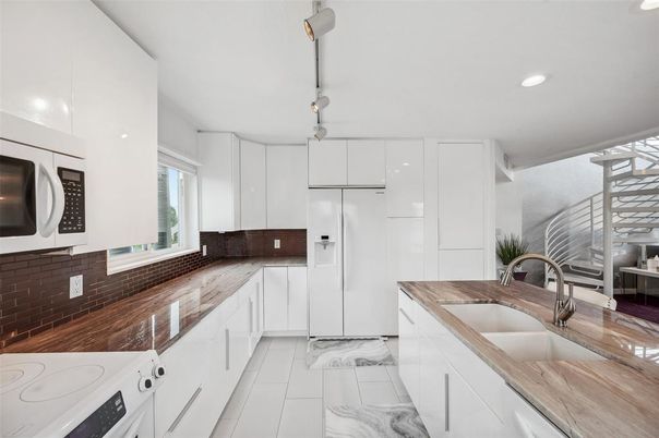 Interior, Kitchen, Recessed Lighting, Stainless Steel Appliances