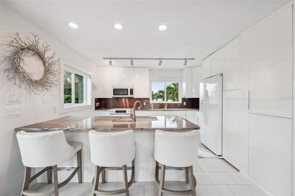 Interior, Kitchen, Recessed Lighting, Stainless Steel Appliances