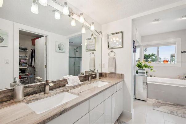 Bathroom, Dual Sink Vanities, Interior, Walk-in Closets