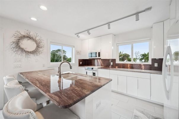 Interior, Kitchen, Recessed Lighting, Stainless Steel Appliances