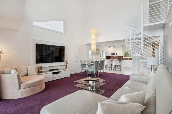 Chandelier, Dining room, Interior, Kitchen, Living room, Pendant Lights, Recessed Lighting
