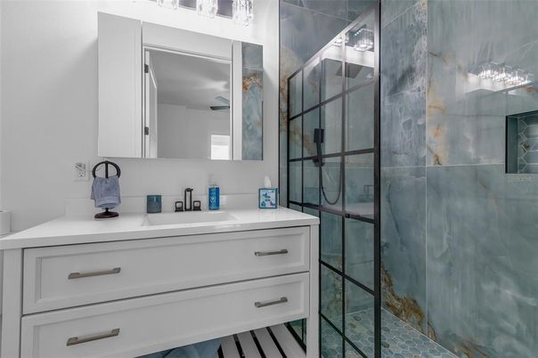 Bathroom, Glass Shower, Interior