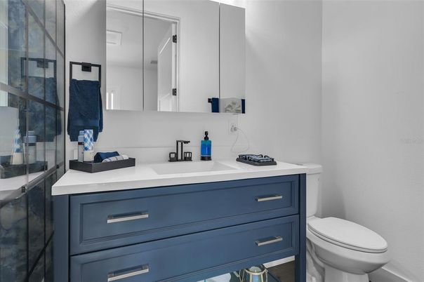 Bathroom, Glass Shower, Interior