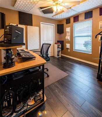 Home Office, Interior, Wood Texture Flooring
