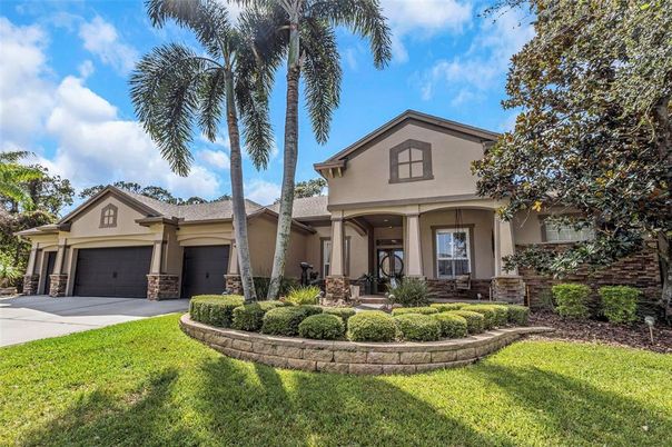 Attached, Backyard, Exterior, Facade, Mediterranean