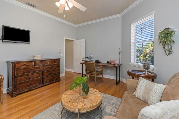 Home Office, Interior, Wood Texture Flooring