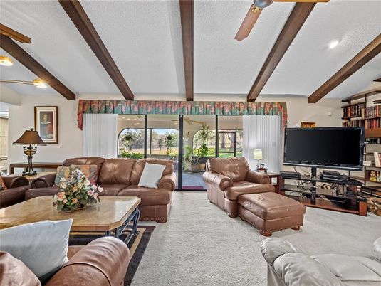 Interior, Living room, Wooden Beams