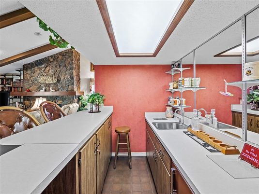 Interior, Kitchen, Stone Walls