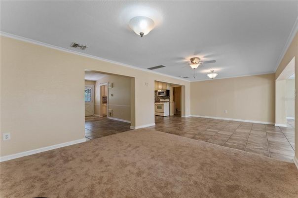 Empty room, Interior, Kitchen