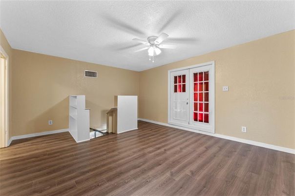 Empty room, Interior, Wood Texture Flooring