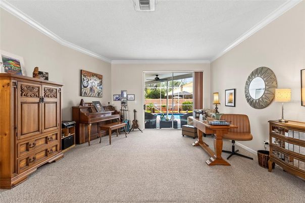 Home Office, Interior, Piano