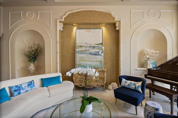 Interior, Living room, Piano
