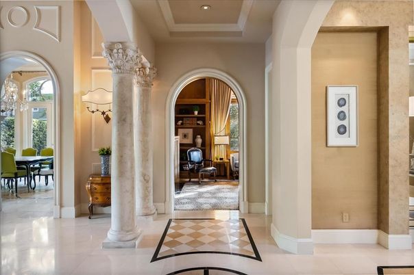 Chandelier, Dining room, Interior, Recessed Lighting