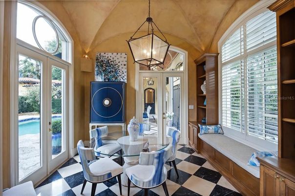 Dining room, Interior, Pendant Lights