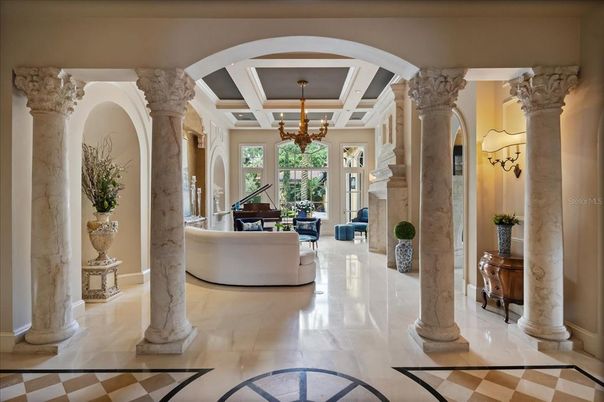 Chandelier, Interior, Piano
