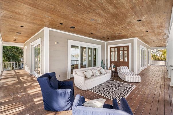 Exterior, Wood Texture Flooring