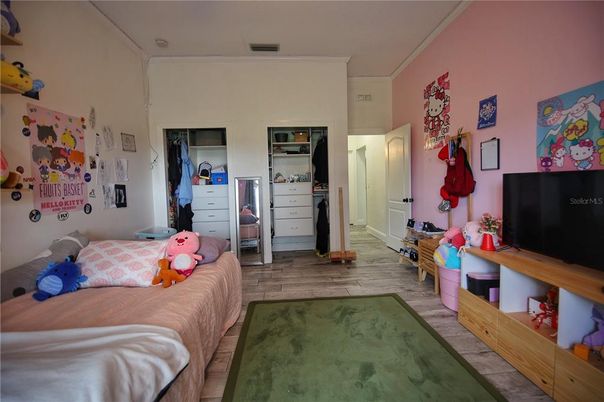 Bedroom, Interior, Wood Texture Flooring