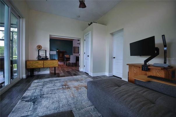 Home Office, Interior, Wood Texture Flooring
