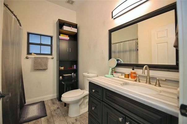 Bathroom, Interior, Wood Texture Flooring