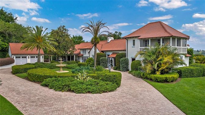 Attached, Backyard, Exterior, Facade, Mediterranean