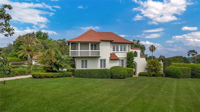 Backyard, Exterior, Facade, Mediterranean