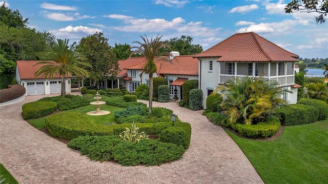 Attached, Backyard, Exterior, Facade, Spanish Mediterranean