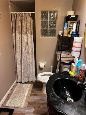 Bathroom, Interior, Wood Texture Flooring