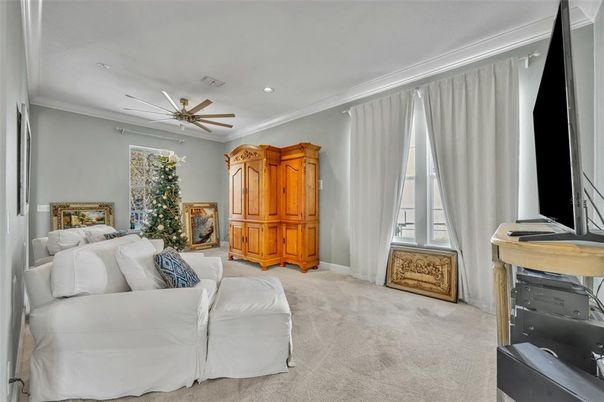 Interior, Living room, Recessed Lighting