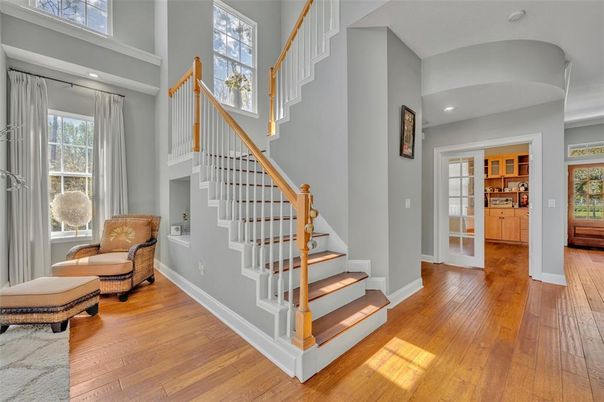 Interior, Recessed Lighting, Wood Texture Flooring