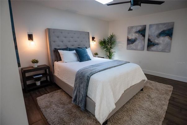 Bedroom, Interior, Wood Texture Flooring