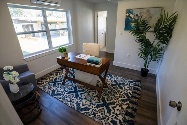 Home Office, Interior, Wood Texture Flooring