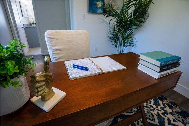 Home Office, Interior, Wood Texture Flooring