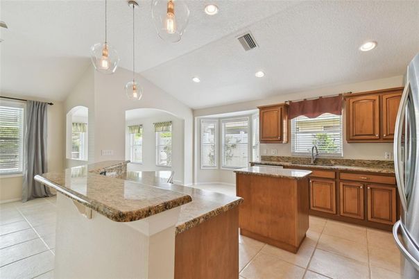 Interior, Kitchen, Pendant Lights, Recessed Lighting