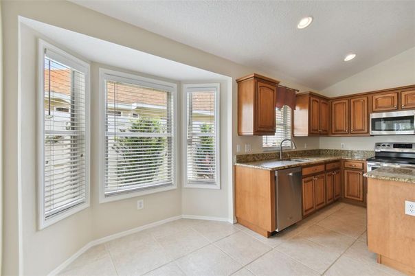 Interior, Kitchen, Recessed Lighting, Stainless Steel Appliances