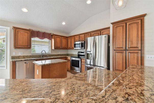 Interior, Kitchen, Recessed Lighting, Stainless Steel Appliances