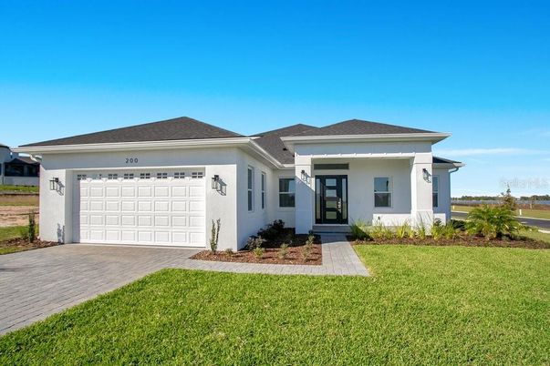 Attached, Exterior, Facade, Ranch