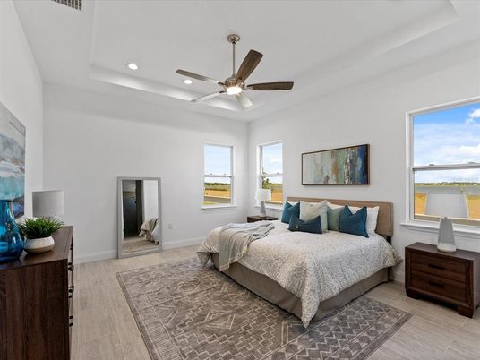 Bedroom, Interior, Recessed Lighting