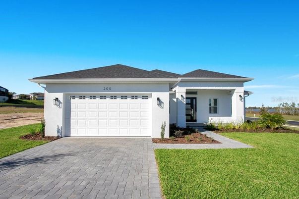 Attached, Exterior, Facade, Ranch