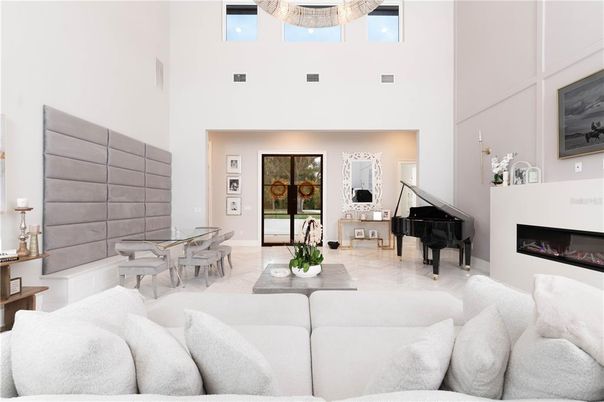 Fireplace, Interior, Living room, Piano