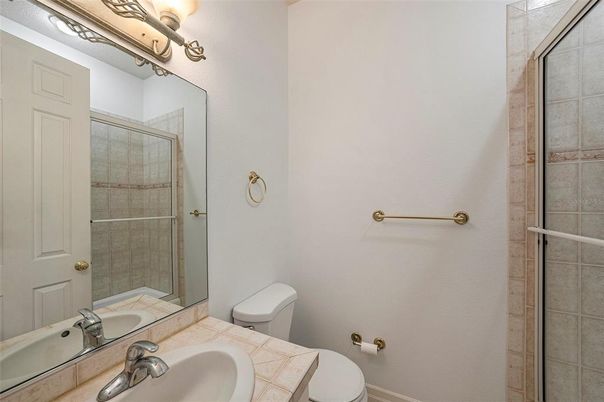 Bathroom, Glass Shower, Interior, Tile Countertops