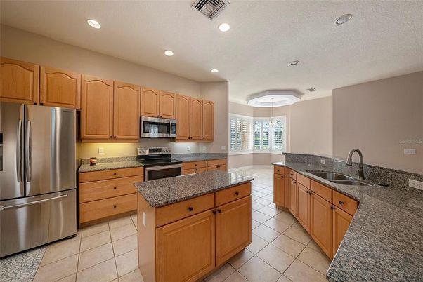 Interior, Kitchen, Recessed Lighting, Stainless Steel Appliances
