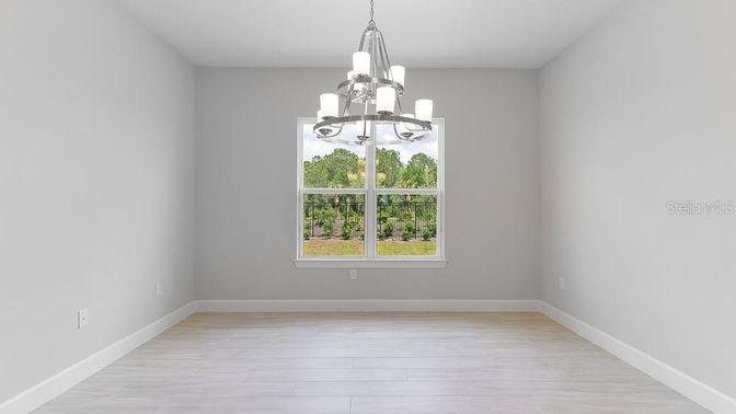 Chandelier, Empty room, Interior, Wood Texture Flooring