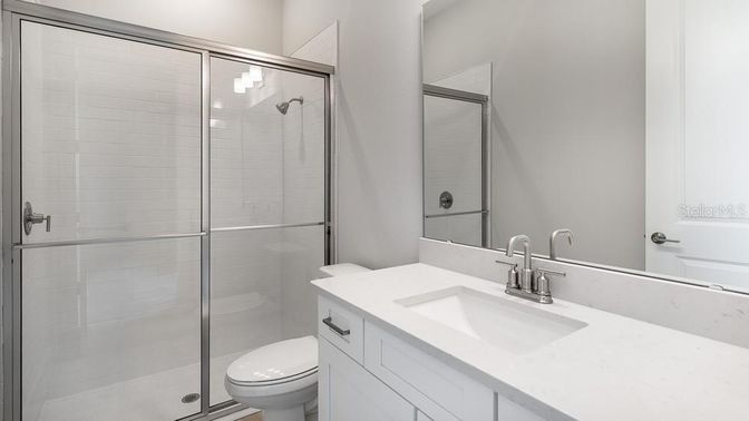 Bathroom, Glass Shower, Interior