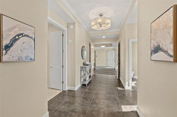 Chandelier, Interior, Recessed Lighting