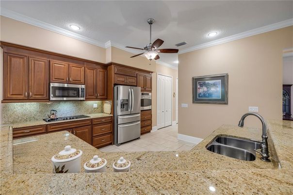 Interior, Kitchen, Recessed Lighting, Stainless Steel Appliances