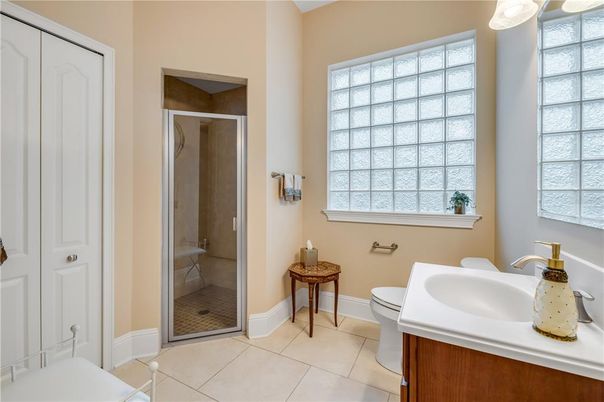 Bathroom, Glass Shower, Interior