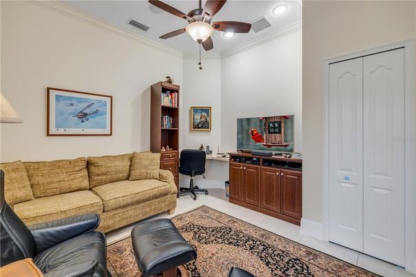 Home Office, Interior, Recessed Lighting