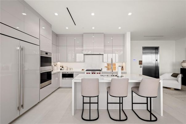 Interior, Kitchen, Recessed Lighting, Stainless Steel Appliances